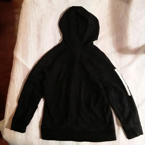 Adidas Boys Age 7 Black & White Hoody Sweatshirt - Picture 6 of 12